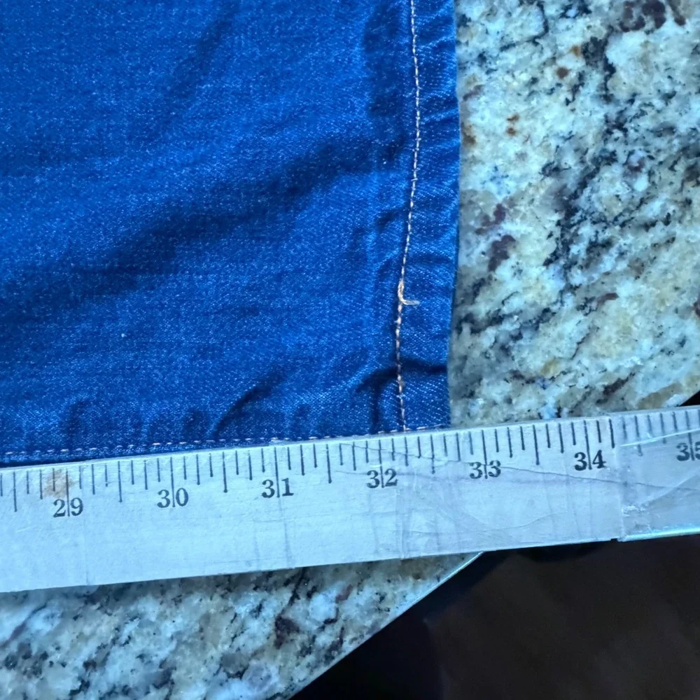 Levi Strauss 701 Vintage Selvedge Jeans Big E Redline Modified Waist 31 Indigo